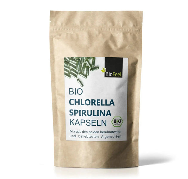 Bio Chlorella & Spirulina Mix Kapseln, 180 Stk., 550mg