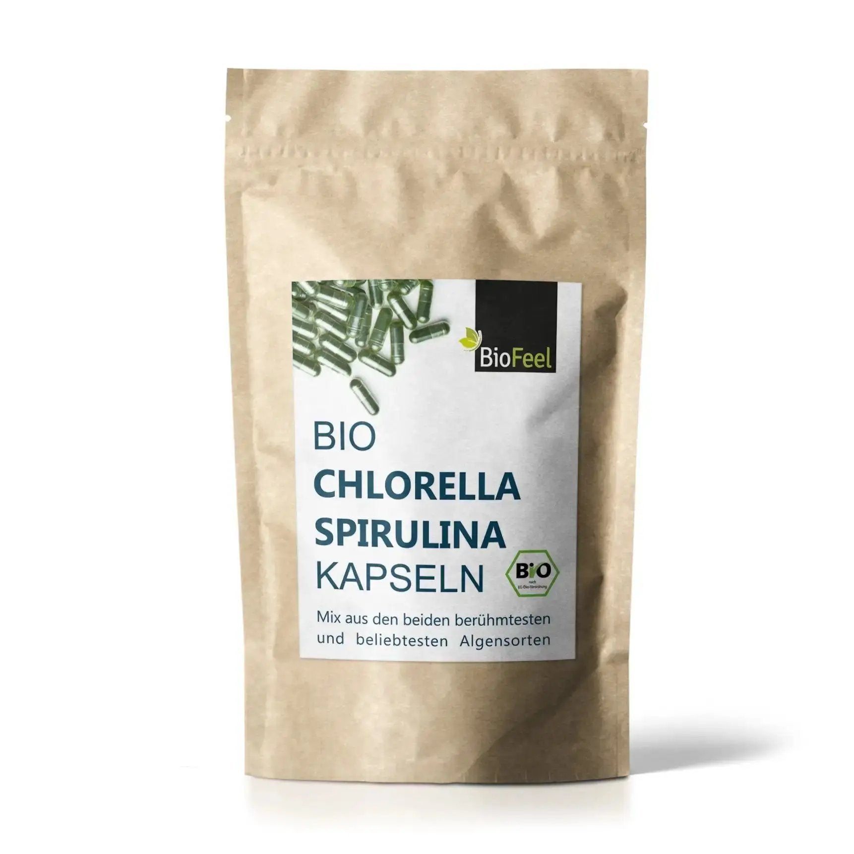 Bio Chlorella & Spirulina Mix Kapseln, 180 Stk., 550mg